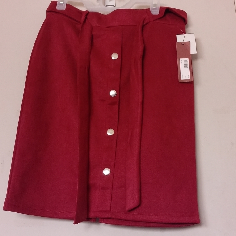 New sexy skirt size L burgundy love Scarlett